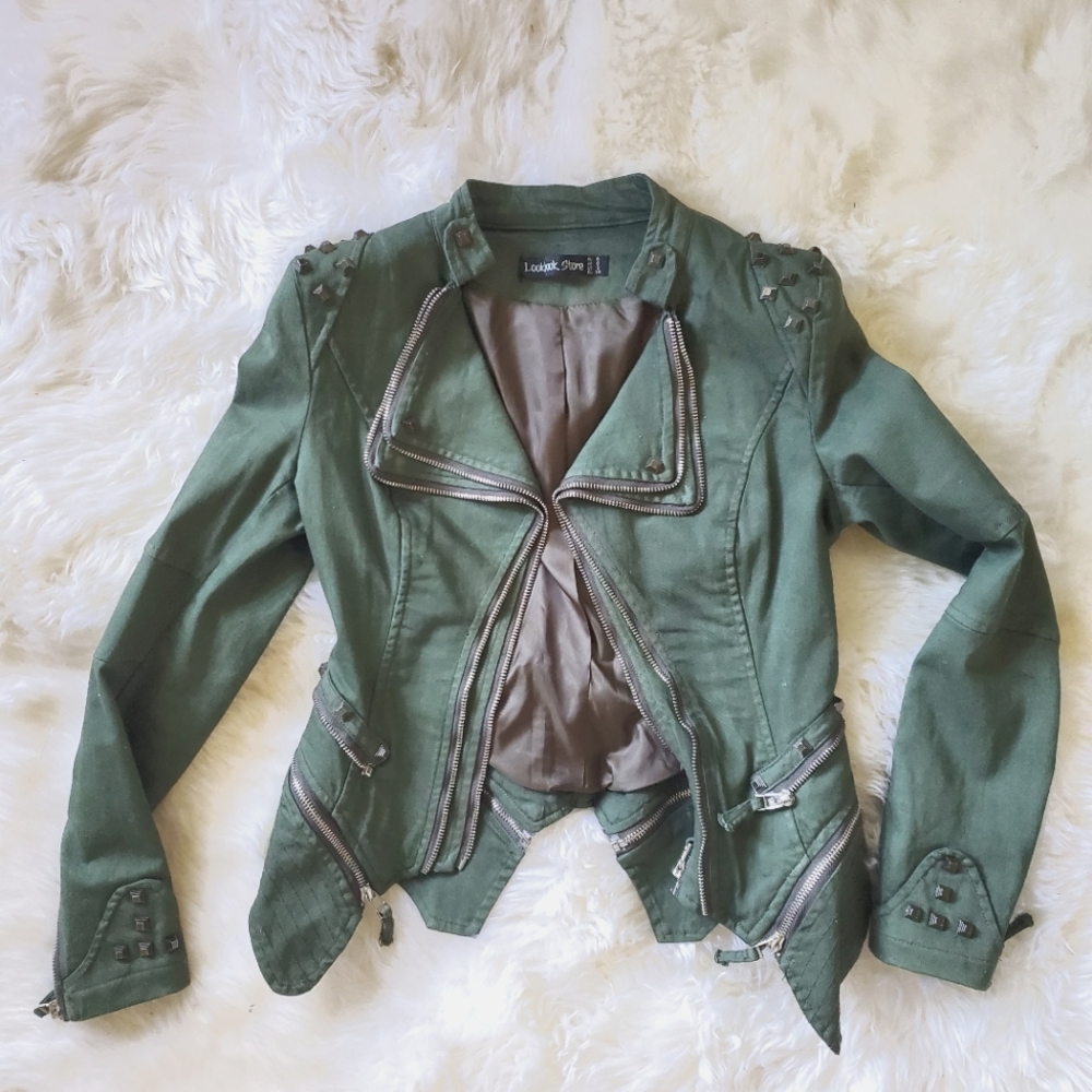 Lookbook Store Army Green Jacket Size S